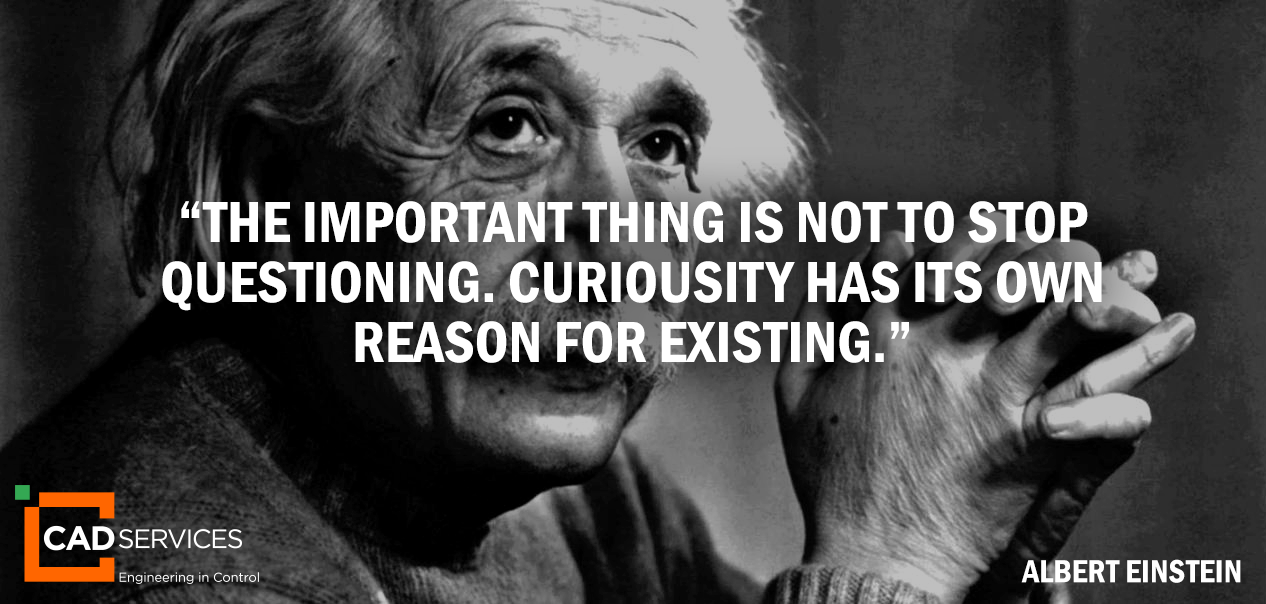 curiosity quote Einstein